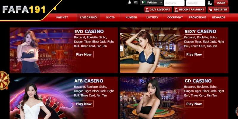 Sơ lược đôi nét về sảnh chơi casino FAFA191